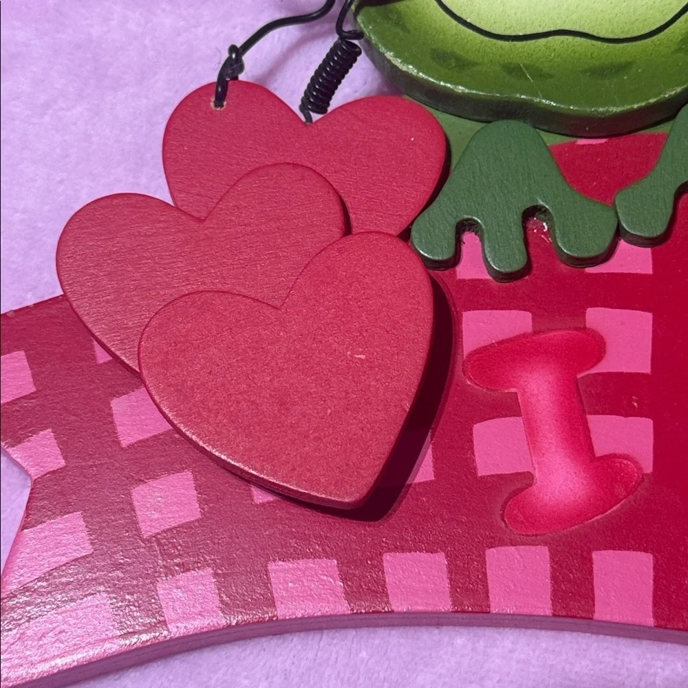Frog | Decor sign | I love u